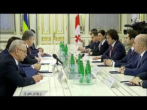 ირაკლი კობახიძის შეხვედრა უკრაინის პრეზიდენტთან