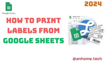 How to Print Labels from Google Sheets - Quick Guide
