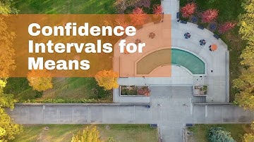 Confidence Intervals for Means