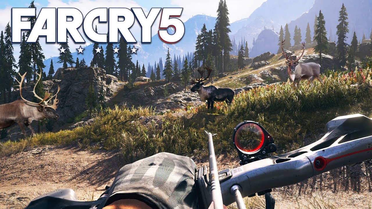 FAR CRY 5  FREE ROAM: HUNTING & FISHING!! (Far Cry 5 Gameplay)