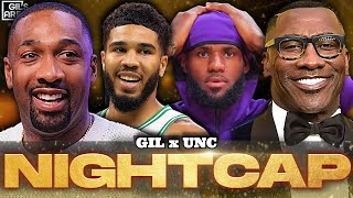 Unc \& Gil react to Celtics-Thunder, Lakers-Wizards, Bronny ditching USC for portal? | Nightcap