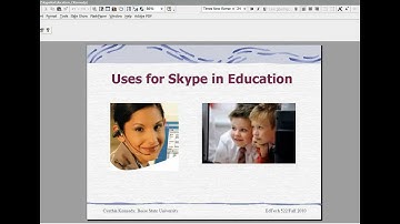 Skype for Education Tutorial 2 - Uses for Video Meetings