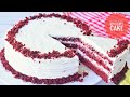 Eggless Red Velvet Cake Recipe With Cream Cheese Frosting