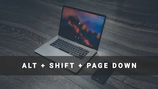 Extend selection right one screen shortcut key in MS Excel