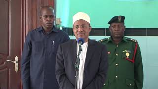 Dua Maalum ya Kuiombea Nchi na Rais wa Zanzibar Yafanyika Masjid Mwitani Wete Pemba leo