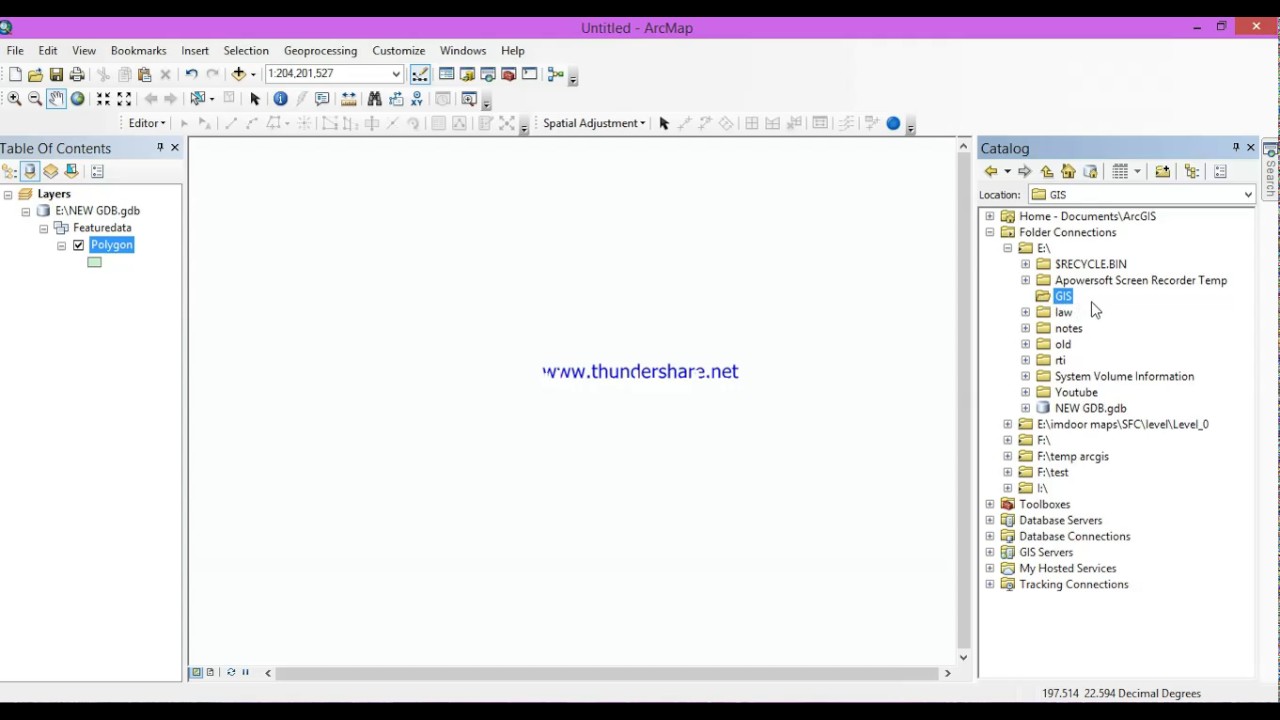 ArcMap 10.1tutorial creating a MDB and GDB YouTube