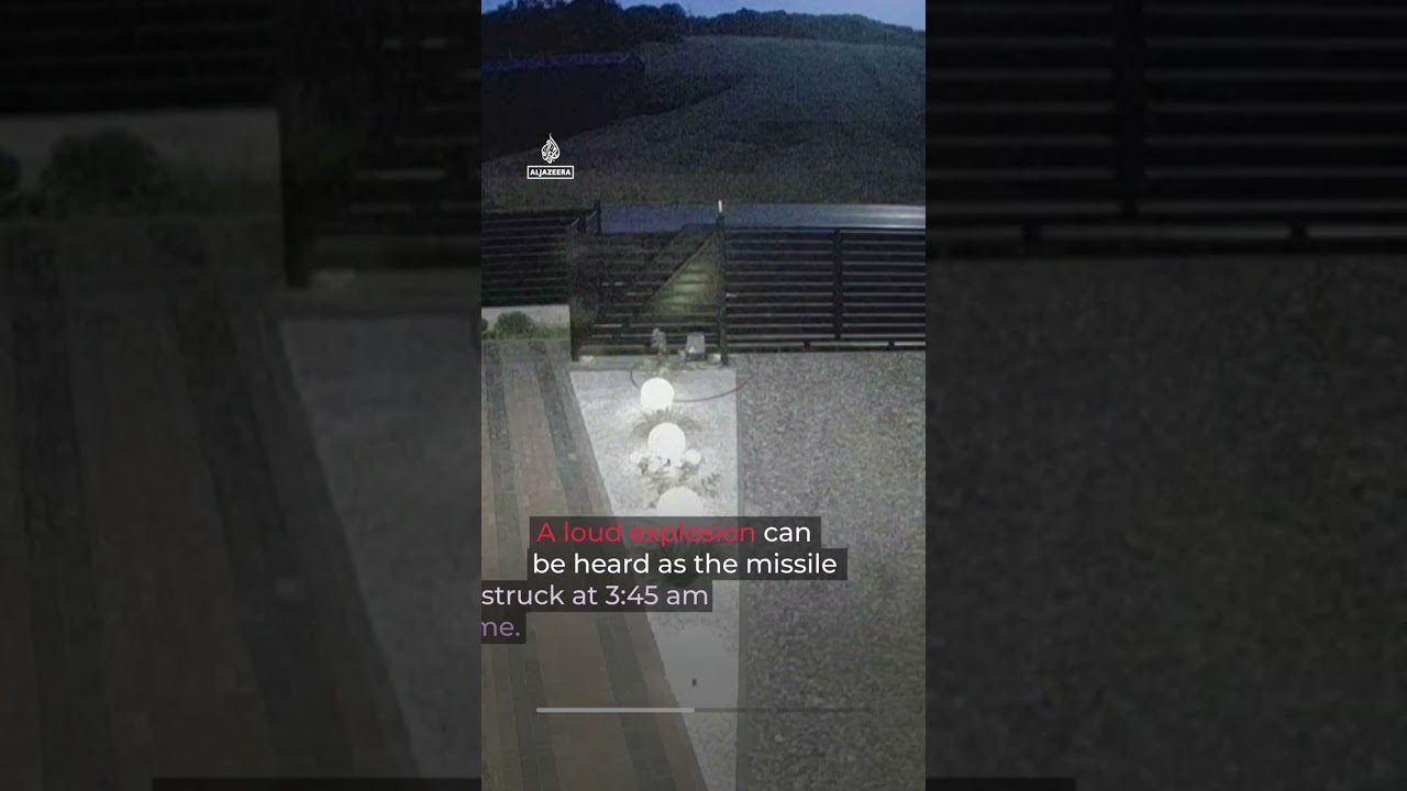 Security camera shows ‘Russian missile’ exploding in Poland