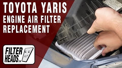 How to Replace Engine Air Filter 2012 Toyota Yaris L4 1.5L | TA25655, AF4015