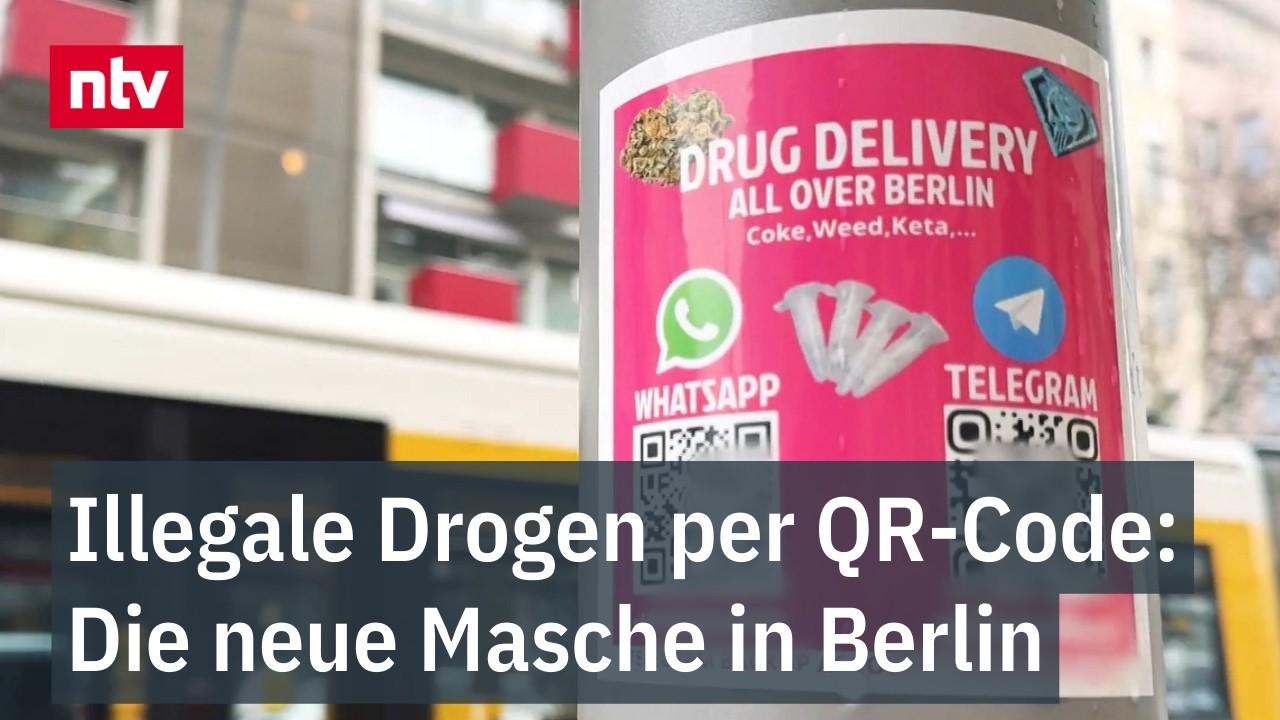 Offene QR-Codes in Berlin führen direkt zu Dealern - Warum die Polizei ...