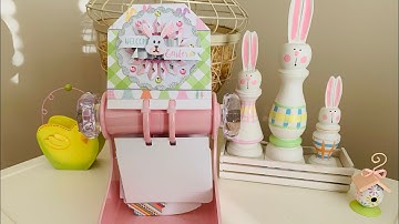 Heidi Swapp “Blush” Memorydex Holder Scrapbook.com with Silicone Stoppers & Hole Punch