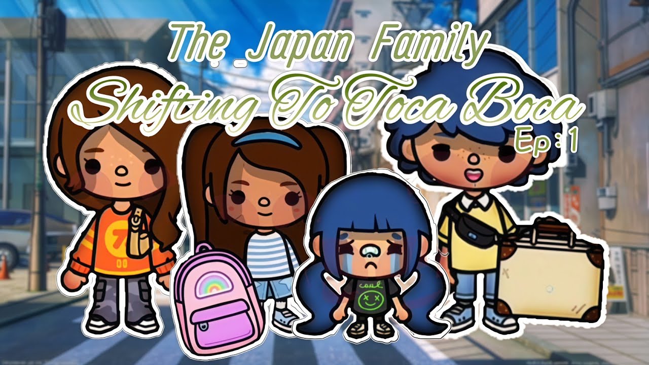 THE JAPAN FAMILY🍵🍡🧋Shifting To Toca Boca | With Voice |