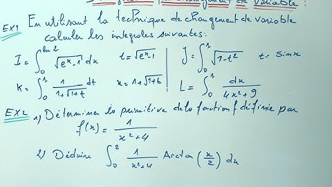 Calcul intégral .2 bac sm-pc-svt(Exercice)