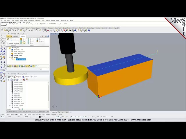 What's New in 2021 for RhinoCAM & VisualCAD/CAM!
