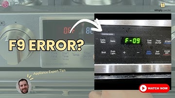 LG Oven F9 Error Won
