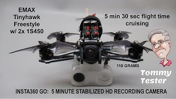 FPV Insta360 GO test | EMAX Tinyhawk Freestyle | Cinewhoop