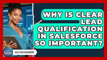 Why Is Clear Lead Qualification In Salesforce So Important? - Sales Saas Breakdown