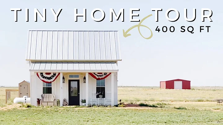 Tiny 400 SQ FT Southern Living Farmhouse Home Tour