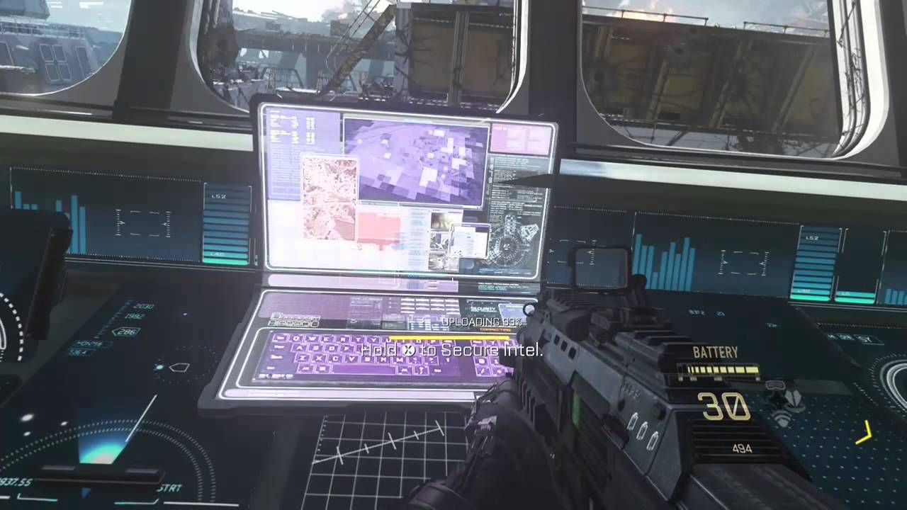 CoD Advanced Warfare Armada (mission 12) intel - YouTube