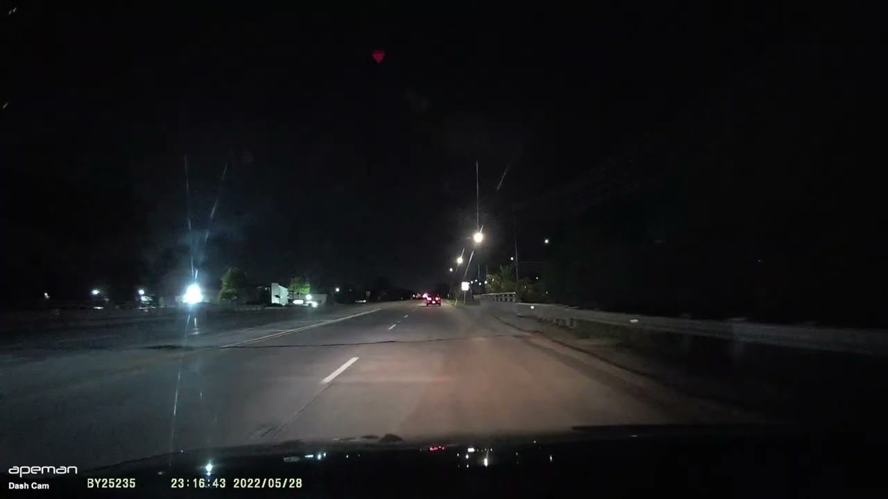 2022-05-28: Late-Night Drive Through Plainfield Along US 30