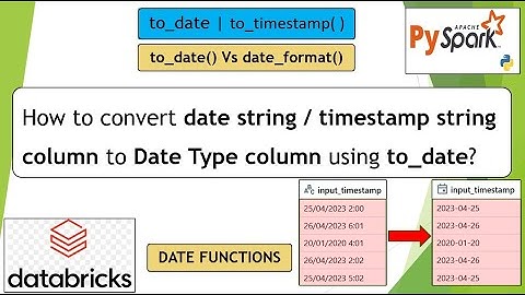 92. to_date() | How to convert string to date format using to_date? | #pyspark PART 92