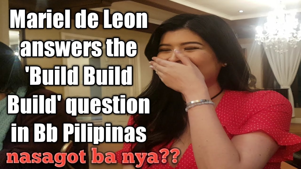 manila to coron Mariel De Leon answers the 'Build Build Build' question in Bb Pilipinas