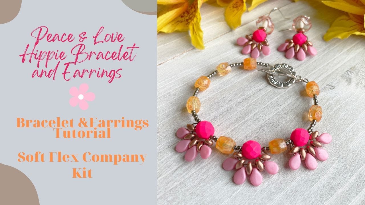 Peace And Love Jewelry Making Design Kit Reveal - Soft Flex Company