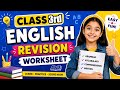 Class-3rd English Revision Worksheet || By Kavita Ma'am