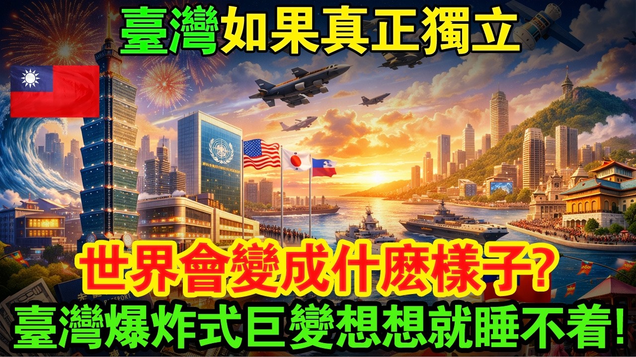 臺灣一旦被承認！全世界將發生什麼巨變？臺灣解除政治枷鎖後的爆發式成長，想想就讓人熱淚盈眶！#taiwan #分享 #台灣 #台灣故事 #熱門