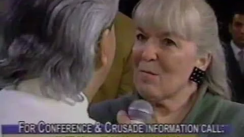 Shirley Boone's Healing on Benny Hinn Show
