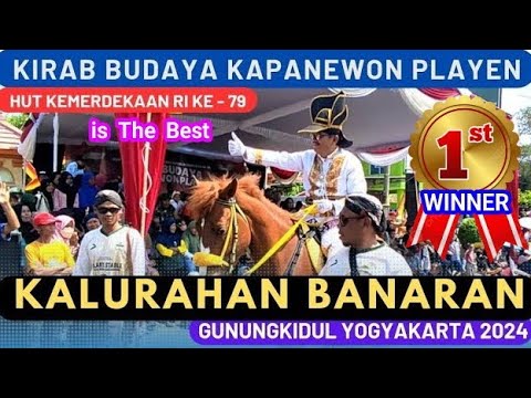 Kirab Budaya Kapanewon Playen, KALURAHAN BANARAN Juara 1 # Gunungkidul ...