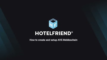 How to create and setup AVS Meldeschein