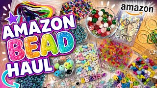 HUGE Amazon Bead Haul!  You must see these new finds!  Make bracelets, purse charms, key chains!!!
