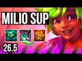 MILIO &amp; Corki vs KARMA &amp; Sivir (SUP) | EUNE Master | 26.5