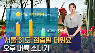 [날씨] '서울 31도' 현충일 더워요…오후 내륙 소나기 / SBS