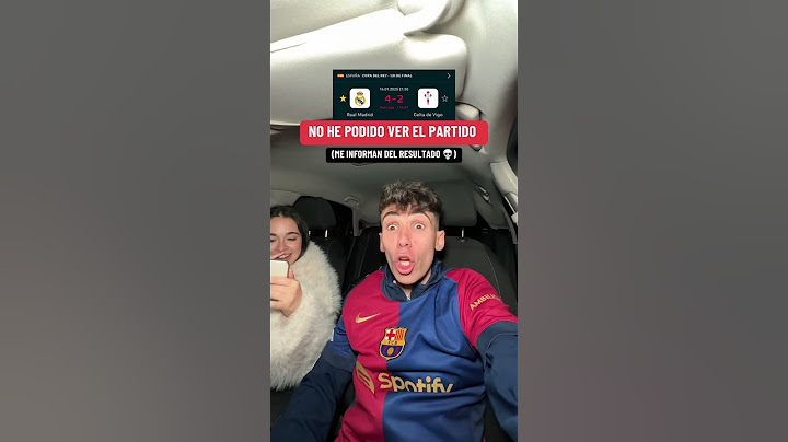 REACCIÓN AL REAL MADRID VS CELTA