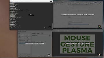 Mouse Gestures - Custom Shortcuts - Kubuntu - Plasma - Linux