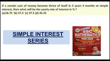 If a certain sum of money become thrice of itself in 5 years 4 months at simple interest