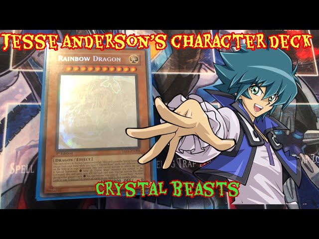 Yu-Gi-Oh! Crystal Beasts and Rainbow Dragon! Jesse Anderson. GX.