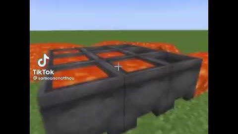 How to make infinite lava source in  minecraft😎🔥🔥#Minecraft #shorts