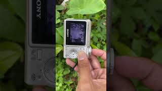 SONY CYBERSHOT DSC S650 BLACK AND WHITE #camera #sony #vintagecamera #blackandwhite