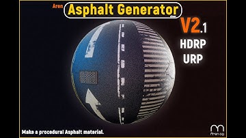 Tuts for Asphalt Generator V2.1 For Unity