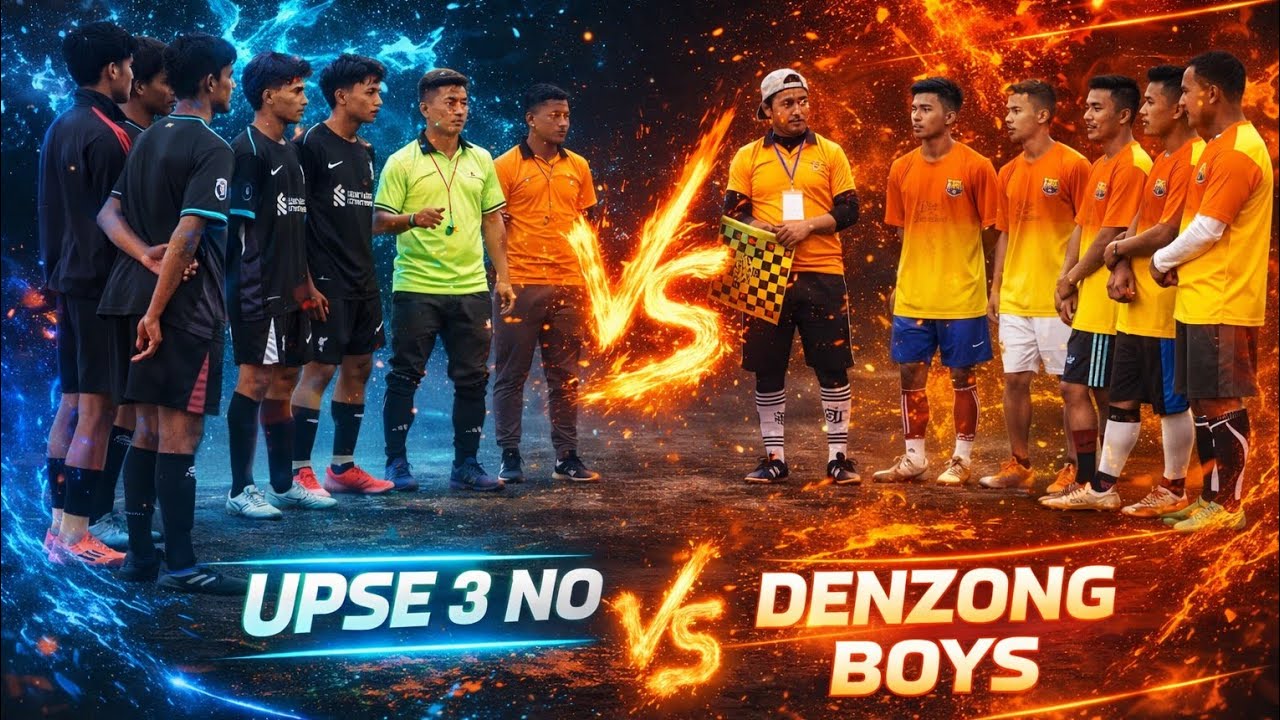 Open knockout football Tournament Cup UPSE No VS Denzong Boys 
