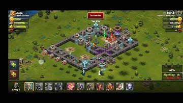 Throne Rush: Attack0056 | Deployment is Correct so I Won