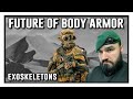 British Marine Reacts To Exoskeletons are the future of body armor in the military