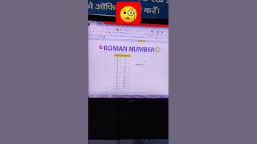 ✅Roman number in Excel #newexcel #shorts #computer #excel #exceltips #shortcuts #ytshort #video