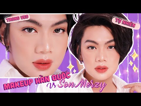 MAKEUP TRONG SUỐT IDOL HÀN QUỐC VỚI SON MERZY | ĐÀO BÁ LỘC (SWATCH + REVIEW)