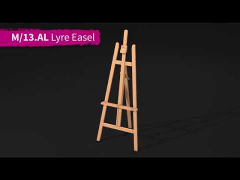 Model B] How to assemble an 5ft easel, Painting Stand, Assemble with me