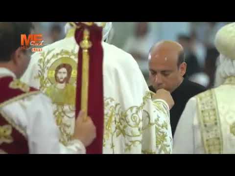 جرجس قس ا على مذبح الكنيسة المرقسية بالأزبكية 5 يوليو 2025