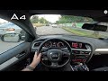 Audi a4 b8 20tdi 170hp pov test drive