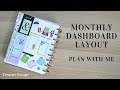 PLAN WITH ME || March 2022 Monthly Dashboard Layout || Classic Happy Planner